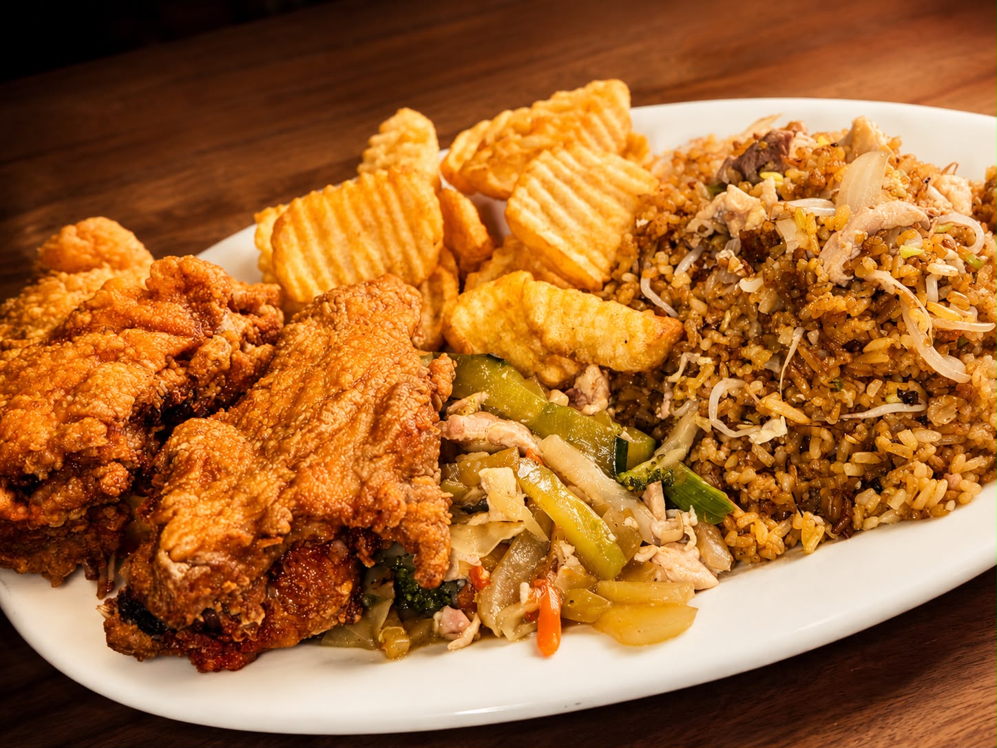 Foto del plato No. 20: 1/4 Pollo frito