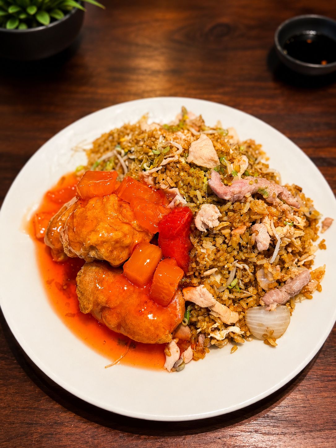 Foto del plato No. 9: Arroz y Agridulce