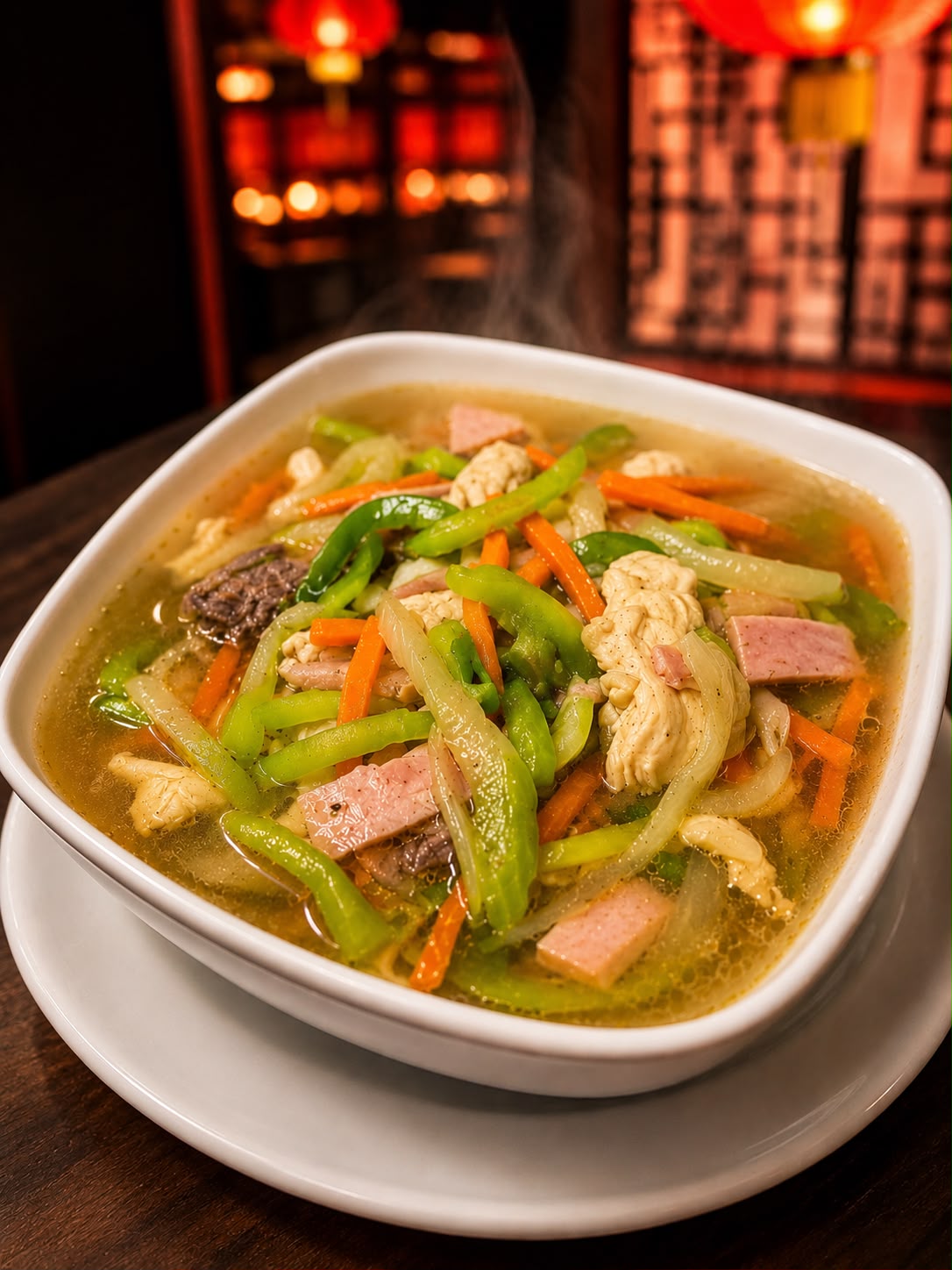 Foto del plato No. 5: Sopa de vegetales